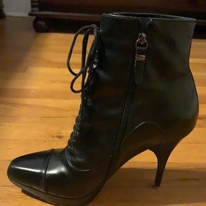 Authentic Via Spiga Oxford Ankle Booties